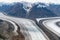 Confluence of the Kaskawulsh Glacier in Kluane National Park, Yukon, Canada