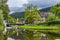 The confluence of the Kinzig and Schiltach rivers in the Black Forest