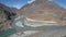 Confluence of River Zanskar and River Indus