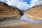 Confluence of rivers Zanskar and Indus. Himalayas