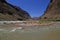 Confluence of Tapeats Creek and Colorado River in Grand Canyon National Park.