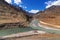 Confluence of Zanskar and Indus rivers - Leh, Ladakh, India