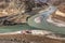 Confluence of Zanskar and Indus rivers - Leh, Ladakh, India