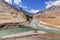 Confluence of Zanskar and Indus rivers - Leh, Ladakh, India
