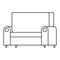 confortable sofa isolated icon