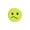 Confounded Face emoticon flat icon