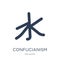 Confucianism icon. Trendy flat vector Confucianism icon on white