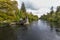 Cong Woods and Cong Abbey near the River in a National Park, Ireland