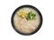 Congee, Rice porridge, Rice gruel, Rice soup isolted on white background