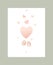 Congrats Baby Card. Watercolor Heart Baby Card