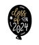 Congrats graduate balloon class of 2024