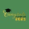 Congrats Graduates vector concept.Class of 2021 design for graduation ceremony invitation, party, high school or college yearbook