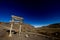 Congratulation-sign at the Stella Point at Mount Kilimanjaro