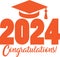 Congratulations Class of 2024 Orange