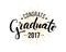Congratulations graduate 2017