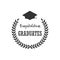 Congratulations Graduates Vector Template Design Illustration