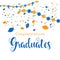 Congratulations Graduates Vector Template Design Illustration