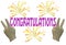 A congratulations greeting electronic card