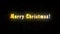 Congratulatory Christmas video card+Alpha channel.. Decorative golden title, particles. Artistic intro introductory template. Ch