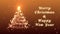 Congratulatory Christmas video card. Create a fantastic Christmas tree. Snow and snowflakes are falling. Winter, Christmas, New Ye