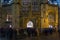 Congregants after Christmas Midnight Mass at Bath Abbey