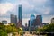 Congress Avenue bridge austin skyline cityscape