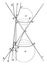 Conic Section Showing an Hyperbola. vintage illustration