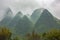 Conical hills near Yangshuo