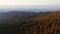 Coniferous forest and Troodos mountains in a picturesque sunset light. Cyprus