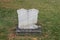 Conjoined Twin Marble Headstones in Old Cemetery