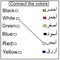 connect colors arabic with english