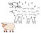 Connect the dots to draw the cute sheep