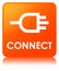 Connect orange square button