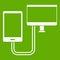 Connection phone icon green