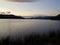 Connemara lake by night
