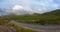The Conor Pass is the highest mountain pass in Ireland. Panorama