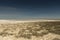 Consequences of the Aral sea disaster.Steppe and sand on the site of the former bottom of the Aral sea.Kazakhstan