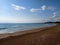 A consequent sunny day on the beach in the mediterranean sea Antalya