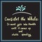 Consider the whale: It never gets into trouble until it comes up and starts spouting - simple inspire and motivational quote. Prin