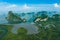 Considered one of the most beautiful places in Phang Nga, Thailand. Samet Nangshe Viewpoint offers stunning 180-degree views