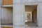 Consise cement structure of the Salk Institute by Louis Kahn