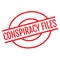 Conspiracy Files rubber stamp