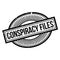 Conspiracy Files rubber stamp