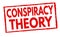 Conspiracy theory sign or stamp