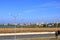 Constanta in Romania: Landscape with the boulevard in Mamaia resort and Siutghiol lake