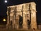 Constantine Arch Night Moon Rome Italy