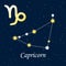 Constellation capricorn zodiac horoscope astrology stars night i