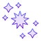 Constellation flat icon. Stars violet icons in trendy flat style. Astrology gradient style design, designed for web and