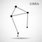 Constellation libra zodiac sign