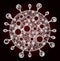 Constellation Linear Mesh Coronavirus with Light Spots